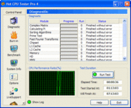 Hot CPU Tester Pro screenshot